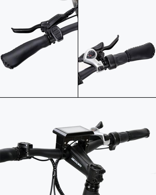Ecotric Seagull 1000W Black Electric Mountain Bike - Electric Bikes For All