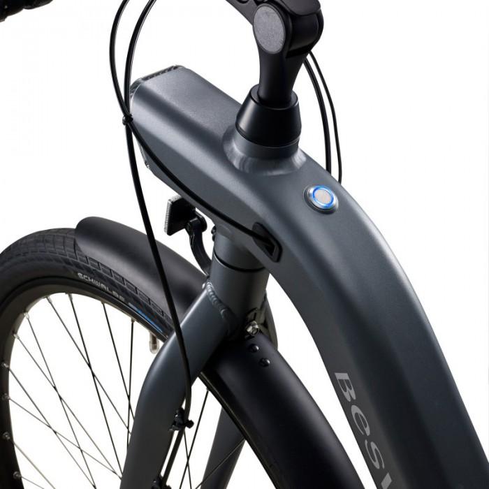 BESV CF1 36V 250W 700c Gray Stepthrough Cruiser/Commuter Electric Bike - Electric Bikes For All