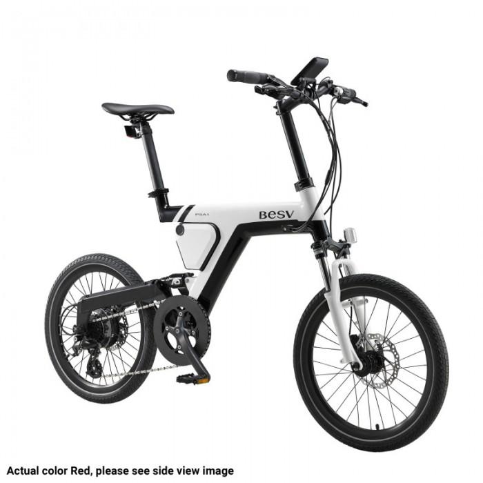 BESV PSA1 36V 250W Red City Cruiser Electric Bike - Electric Bikes For All