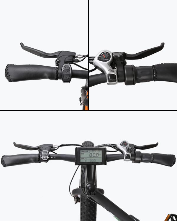 Ecotric Fat Tire Beach and Snow 500W Black Rim Electric Bike - Electric Bikes For All