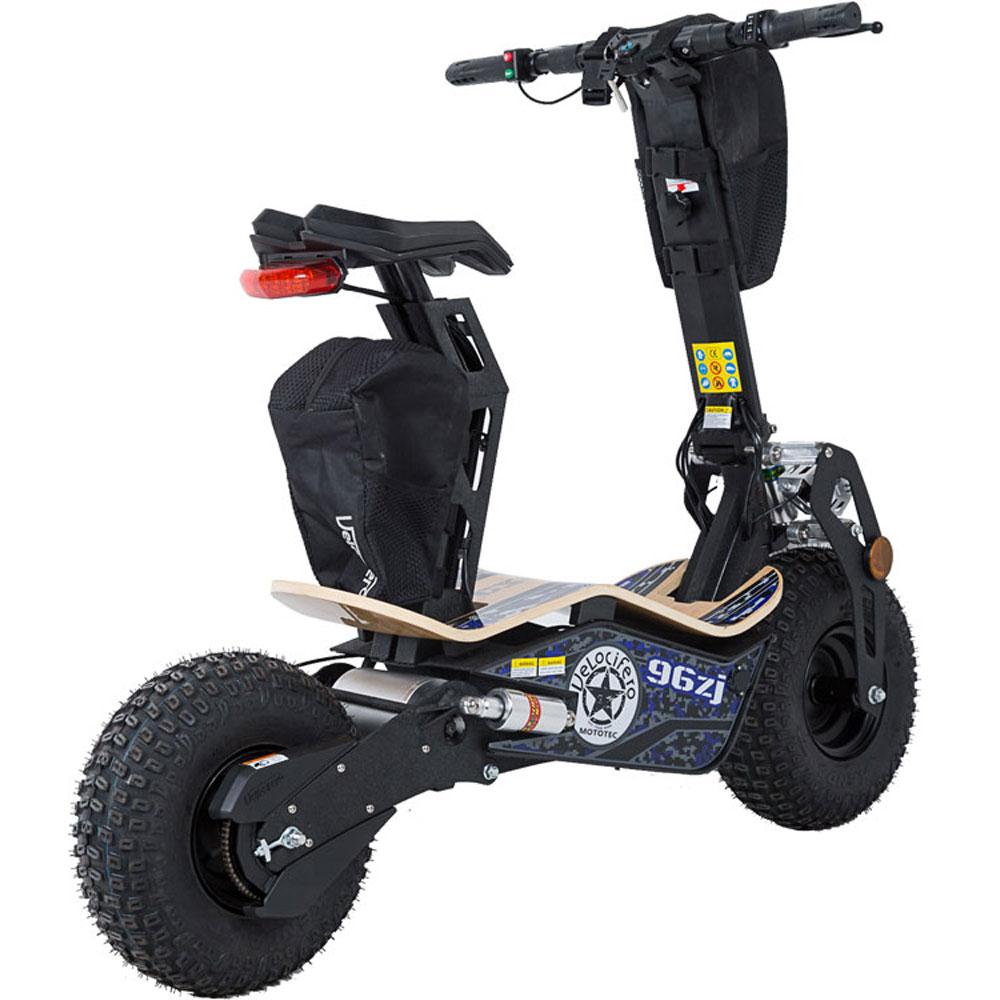 MotoTec Mad 1600w 48v MT-Mad-1600_Blue Electric Scooter - Electric Bikes For All