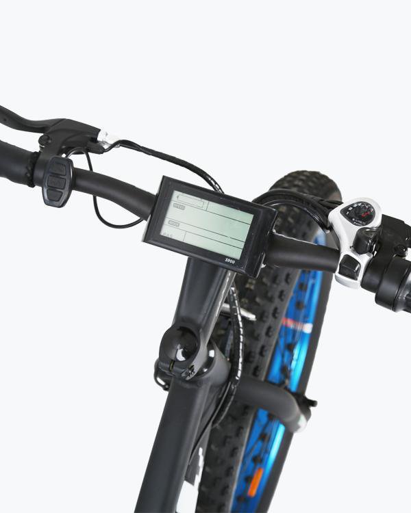 Ecotric Fat Tire Beach and Snow 5000W Blue Rim Electric Bike - Electric Bikes For All