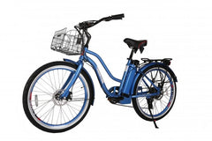 X-Treme Malibu Elite Step-Through Beach Cruiser Electric Bicycle