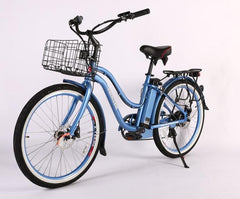 X-Treme Malibu Elite Max 36 Volt Step-Through Electric Beach Cruiser E-Bike