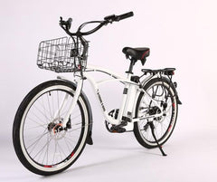 X-Treme Newport Elite Max 36 Volt Electric Beach Cruiser Bicycle - Electric Bikes For All
