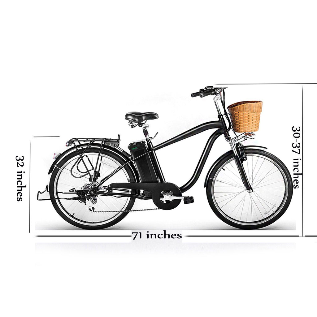 Nakto Camel 26" City Cruiser Men's Electric Bike - Electric Bikes For All
