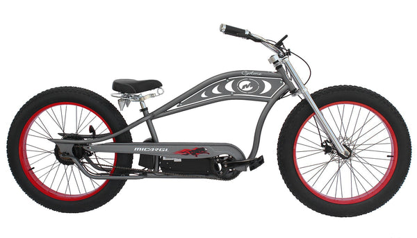 Micargi Cyclone Fat Tire Beach Cruiser Electric Bike E-bikes for All – Electric Bikes For All