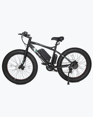 Ecotric Fat Tire Beach and Snow 500W Black Rim Electric Bike - Electric Bikes For All