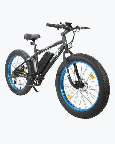 Ecotric Fat Tire Beach and Snow 5000W Blue Rim Electric Bike - Electric Bikes For All