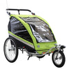 Image of NA Cycles C23 Double Child 3-In-1 Bicycle Trailer, Jogger, Stroller CF-BT509A - Electric Bikes For All