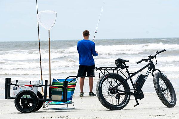 cheap bike with fishing pole Free Shipping