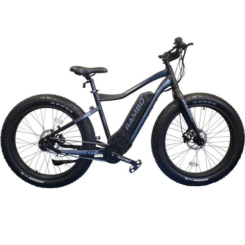 Rambo G4 MATTE BLACK & CHARCOAL R750 - Electric Bikes For All