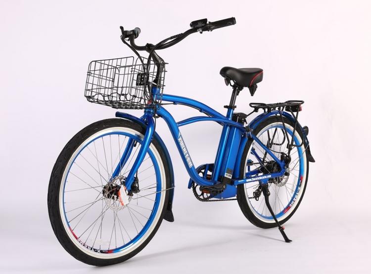 X-Treme Newport Elite Max 36 Volt Electric Beach Cruiser Bicycle - Electric Bikes For All