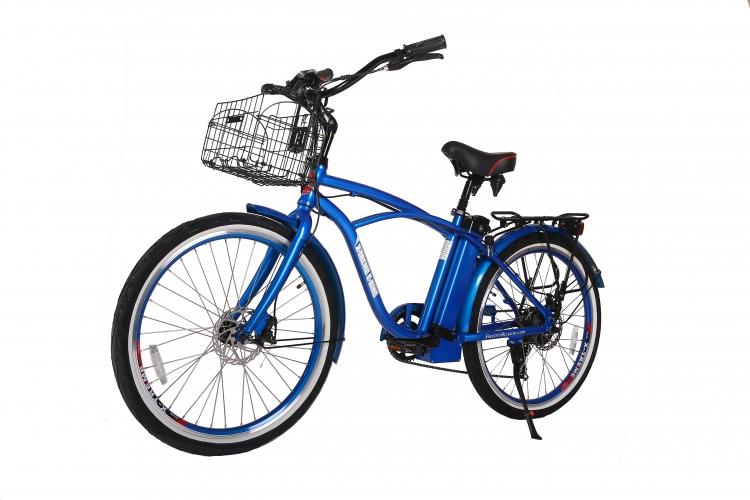 X-Treme Newport Elite Electric Beach Cruiser Bicycle - Electric Bikes For All